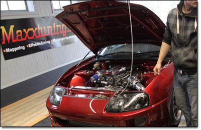 Tuning Toyota Supra MK4 - MaxxECU V1