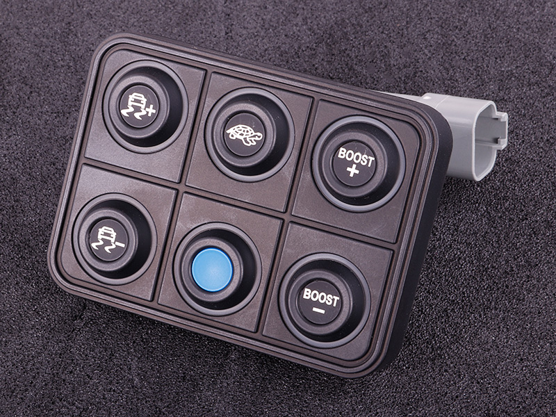CAN keypad (6 keys) multi color LED Maxxtuning AB